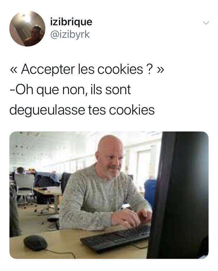 Meme de Philippe Etchebest refusant les cookies